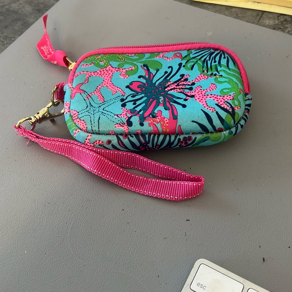 Lilly Pulitzer Dirty Shirley Tropical Print Tech Case/Wristlet